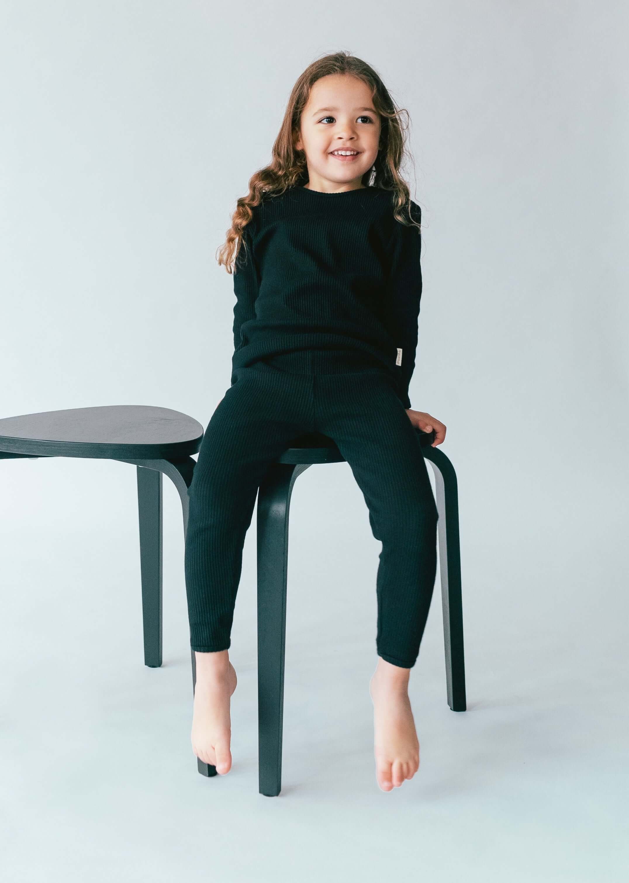 Kids ribbed online loungewear